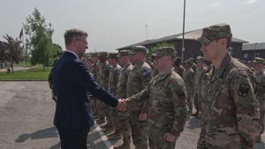U.S. Soldiers and Allies Receive NATO Medal in Estonia