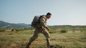 B-Roll Cavalry Soldiers earn their spurs in Greece