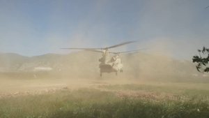 B-Roll 1-102nd Infantry Regiment conducts a joint air assault mission during Immediate Response 2025