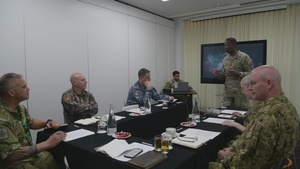 B-ROLL: SPACECOM Brief at ICC