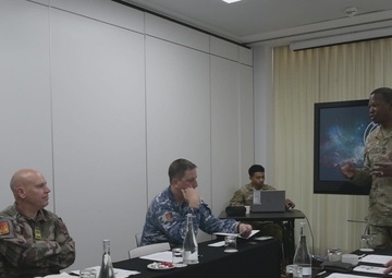 B-ROLL: SPACECOM Brief at ICC