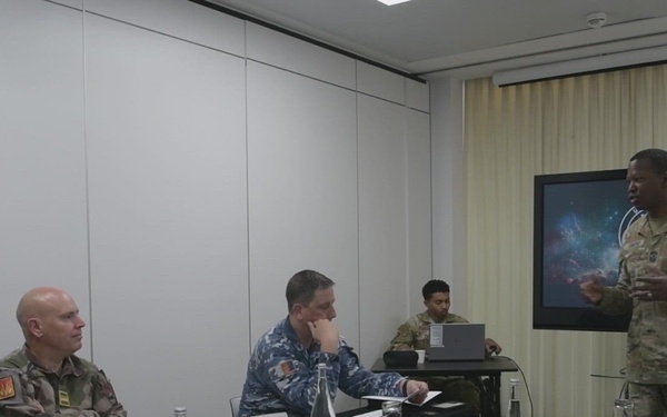 B-ROLL: SPACECOM Brief at ICC