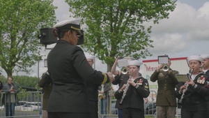 B-Roll: U.S. Army Paratroopers Honor WWII Legacy During Cabbage Patch Ceremony in Carentan