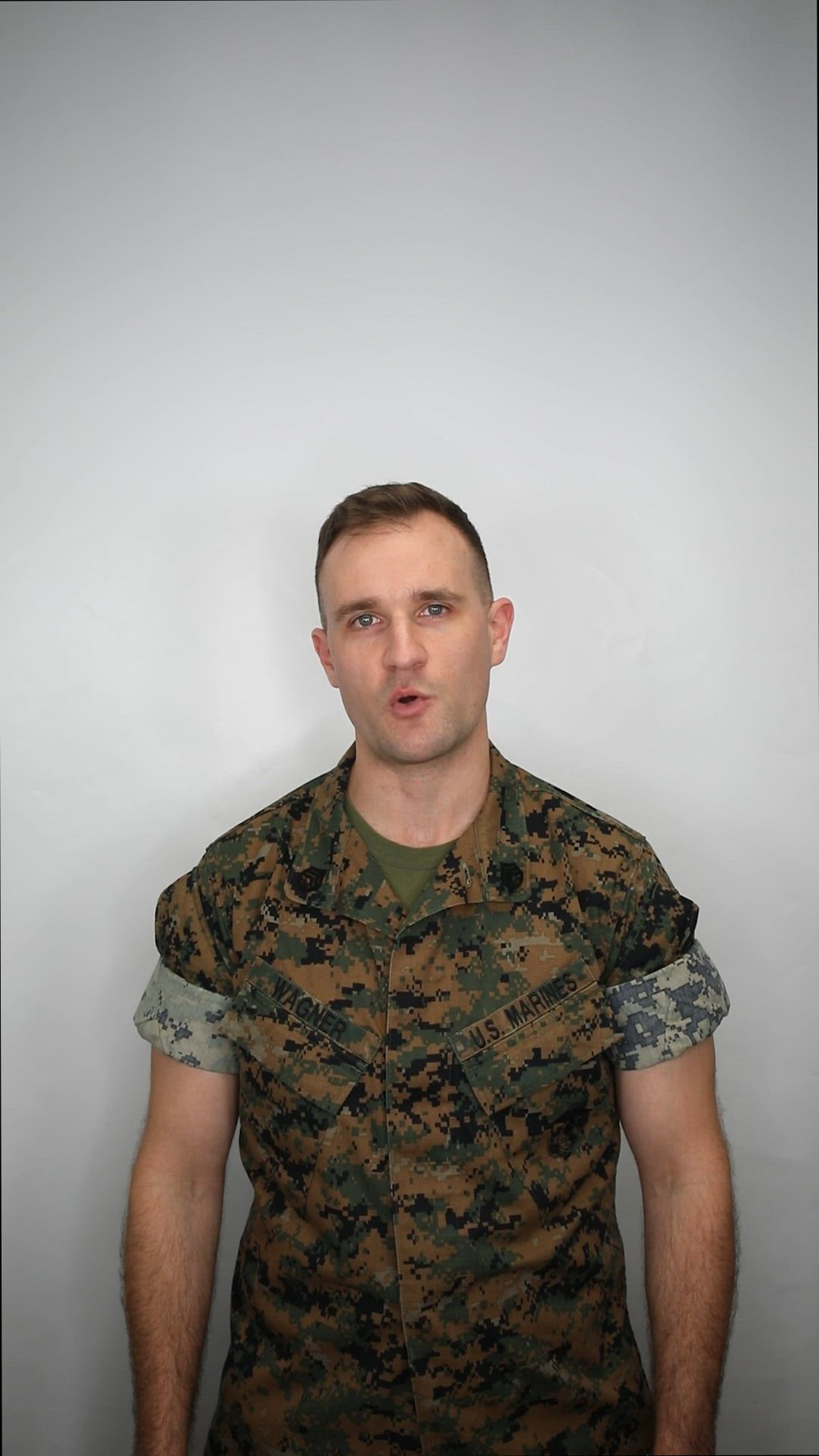 U.S. Marine Corps Staff Sergeant Joshua Wagner, the Musician Technician Assistant with the 8th Marine Corps District, Western Recruiting Region, speaks on Marine musician opportunities aboard Naval Air Station Joint Reserve Base Fort Worth, Texas, June 5, 2025. Wagner is responsible for the Musician Enlistment Option Program (MEOP) across the southwestern United States. MEOP provides young men and women the opportunity to fight and win our nation&#39;s battles while pursuing their passion for music. Wagner is a native of Illinois. (U.S. Marine Corps video by Lance Cpl. Abram Maestre)