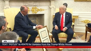 President Trump Participates in a Bilateral Meeting with the Chancellor of Germany