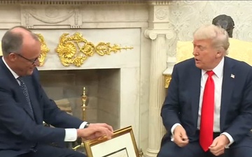 President Trump Participates in a Bilateral Meeting with the Chancellor of Germany