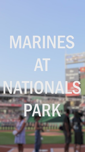 Washington Nationals Honor Marine Corps with Pregame ceremony and tribute during Marine Day