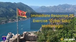 Immediate Response 25 Cyber Exercise in Montenegro