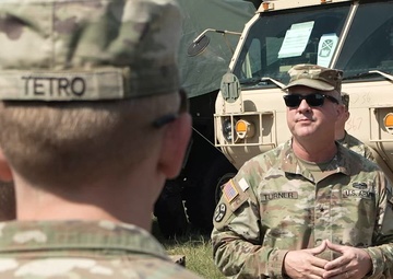 B-Roll Tennessee Guard general visits troops in Greece