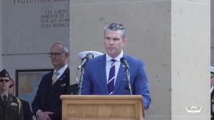 Hegseth Commemorates D-Day in France