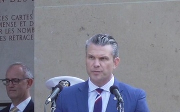 Hegseth Commemorates D-Day in France