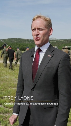 REEL (no music): U.S. Embassy, Brig. Gen. and Croatian leaders discuss interoperability during Exercise Immediate Response 25