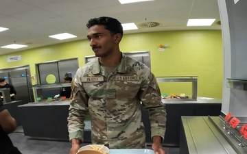 Ramstein DFAC operations B-roll package