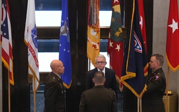 Woodruff takes charge of Ohio National Guard during change of command ceremony