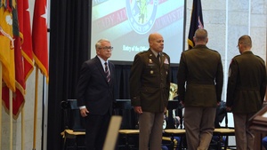 Woodruff takes charge of Ohio National Guard during change of command ceremony (NO GFX)