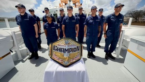USCG Forces Micronesia Attention Salute Belt Shot