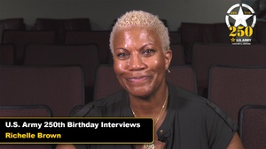 U.S. Army 250th Birthday - Richelle Brown