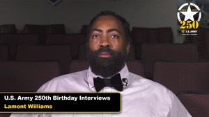 U.S. Army 250th Birthday - Lamont Williams
