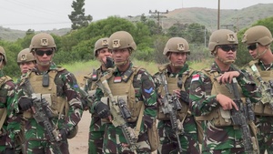 B-Roll: U.S. Marines, Indonesian Korps Marinir participate in rifle familiarization during bilateral platoon exercise