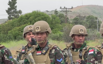 B-Roll: U.S. Marines, Indonesian Korps Marinir participate in rifle familiarization during bilateral platoon exercise