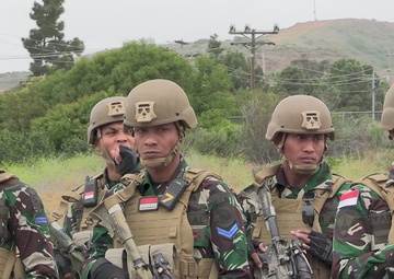 B-Roll: U.S. Marines, Indonesian Korps Marinir participate in rifle familiarization during bilateral platoon exercise