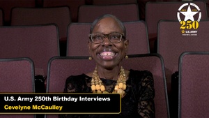 U.S. Army 250th Birthday - Cevelyne McCaulley