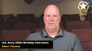 U.S. Army 250th Birthday - Adam Thomas