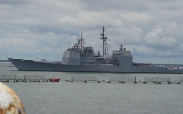 USS Gettysburg (CG 64) returns to Naval Station Norfolk