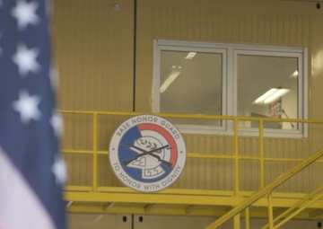 86 AW Base Honor Guard Team practice B-Roll Package