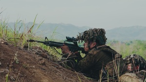 Philippine Army 7th Infantry Division conducts a simulated assault to cap off JPMRC-X