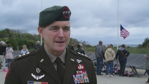 D-Day 81st - LTG Jonathon Braga - Normandy, France (interview)
