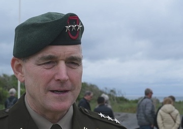 D-Day 81st - LTG Jonathon Braga - Normandy, France (interview)