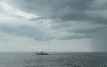 BALTOPS 25 ships sail in formation