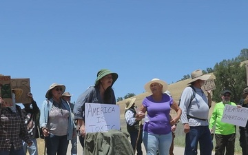 800th Military Police Company React to a Protest