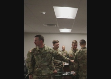 Arkansas National Guard Medical Training on Military Service Animals