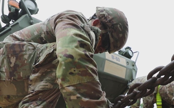 U.S. Army wheeled vehicles arrive in Washington D.C. for 250th Birthday