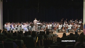 Humphreys Middle School Music festival with 8th Army Band