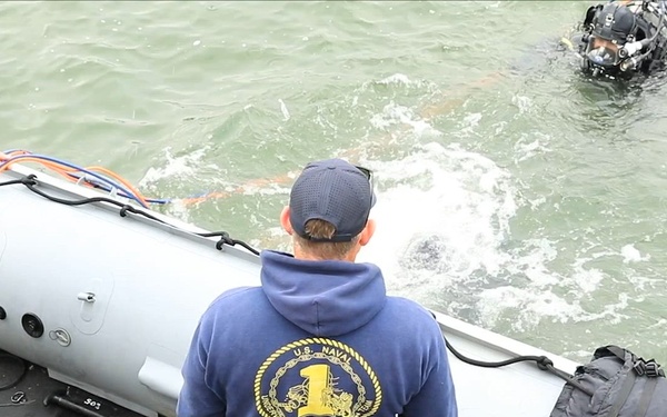 Latvian Divers Build Underwater During BALTOPS 25