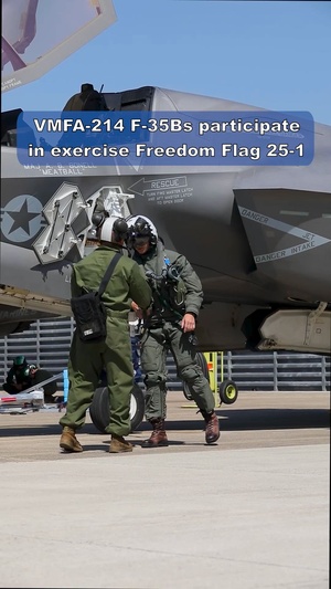 VMFA-214 F-35B exercise Freedom Flag 25-1