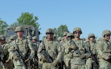 Opening Ceremonies for Saber Guardian 25 in Romania