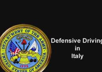 Defensive Driving in Italy