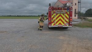 Maxwell Fire Department Performs Live Burn Training - B-Roll Package 
