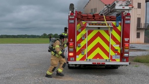 Maxwell Fire Department Performs Live Burn Training