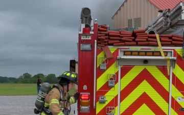 Maxwell Fire Department Performs Live Burn Training