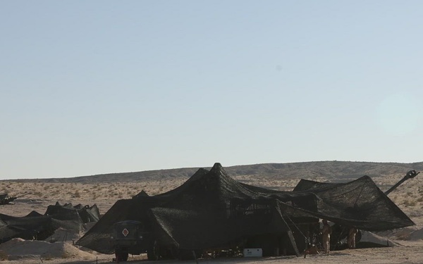 Hotel Battery 3/14 fires Howitzers during ITX 3-25