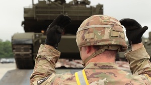 B-Roll: Rail Offloading in Jessup, Maryland for Army 250th Birthday