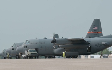 B-Roll of the 156 CRG and the 182nd AW conducting airfield operations at Sentry North