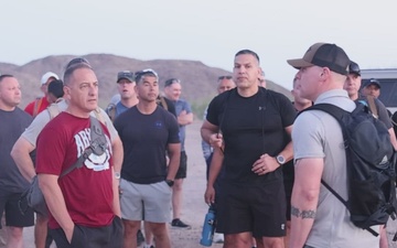 3rd MAW Leaders Hike Telegraph Pass