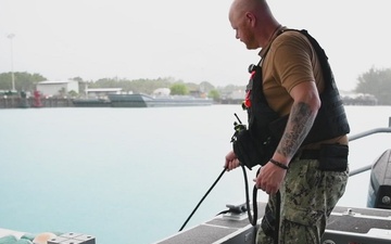 MA1 Benjii Iverson Gives Interview About Harbor Patrol in Diego Garcia