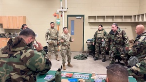 B-Roll of the 156 CRG conducting CBRN refresher training during Sentry North
